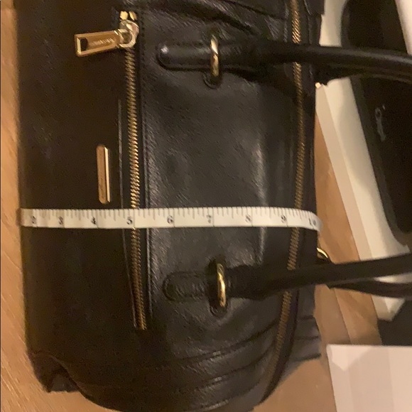 COPY - Rebecca Minkoff Black Leather Bag & Gold H… - Picture 11 of 13